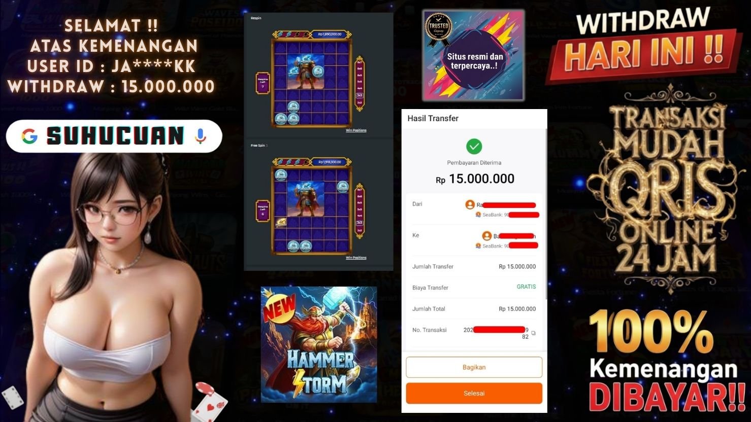 SUHUCUAN JACKPOT SLOT HAMMERSTORM